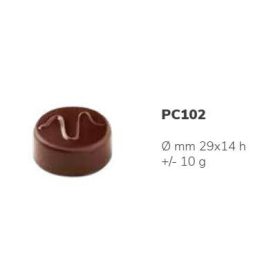PC102 Bonbon forma kerek 21db/forma