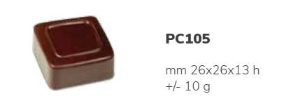 PC105 Bonbon forma négyzet 21db/forma