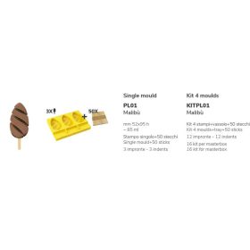 KITPL01 Jégkrémf. szett Malibu