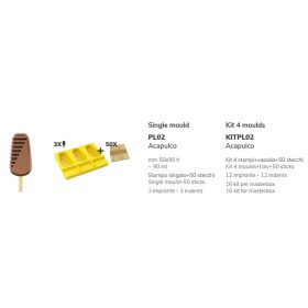 KITPL02 Jégkrémf. szett Acapulco