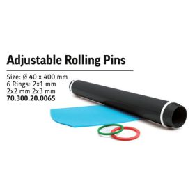 Marcipán nyújtó állítható 400x40mm