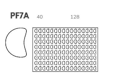 PF7/a Kiszúró keret hold kicsi