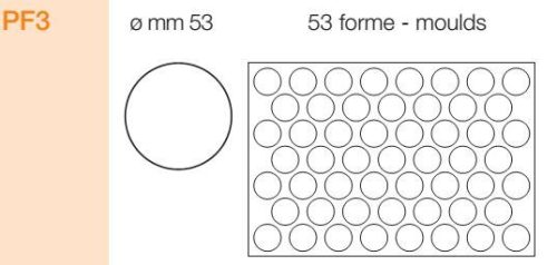 PF3 Kiszúró keret kerek 5,3cm