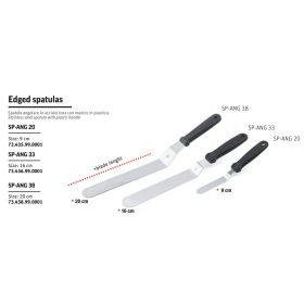 SP-ANG 33 Kenőkés hajlított 33 cm