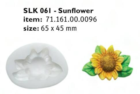 SLK061 Cukor és marcipán mintázó forma SUNFLOWER