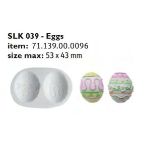 SLK039 Cukor és marcipán mintázó forma EGG
