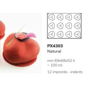 PX4303 Szilikon forma 30x40cm 12db/forma Natural