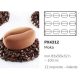 PX4312 Szilikon forma 30x40cm 12db/forma 100ml Mokka