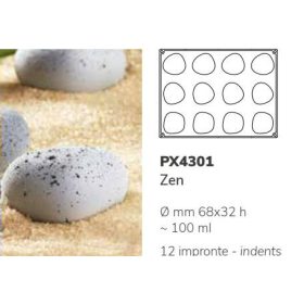 PX4301 Szilikon forma 30x40cm 12db/forma 100ml Zen