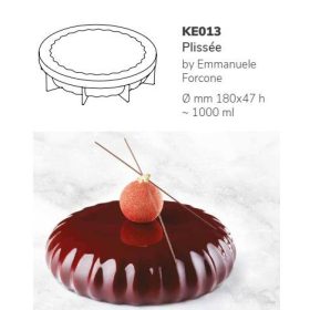 KE013 Pavocake tortaforma 180x47mm PLISSÉE