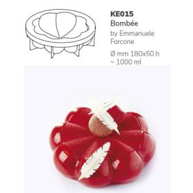 KE015 Pavocake tortaforma 180x50mm BOMBÉE