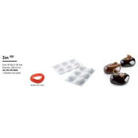 ZEN100 Szilikon forma fehér 87x63x36mm SF193
