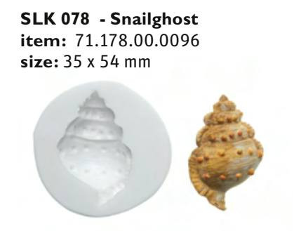 SLK078 Cukor és marcipán mintázó forma SNAILGHOST