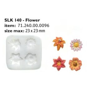 SLK140 Cukor és marcipán mintázó forma FLOWER