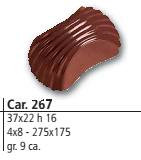 Car. 267  Bonbon forma  37x22 h16 9 gr