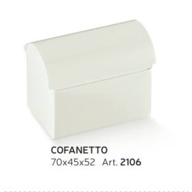 2106 Bonbon doboz BIANCO cofanetto 70x45x52