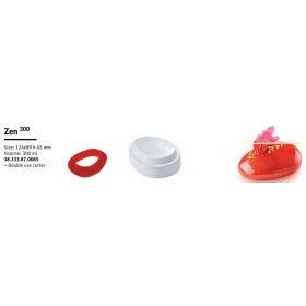 ZEN300 Szilikon forma fehér124x89x45mm