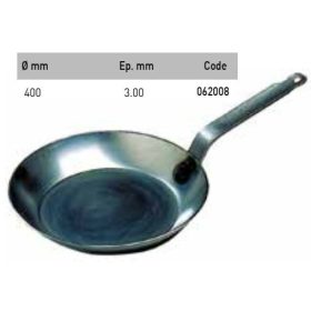 062008 Serpenyő fekete acél 40cm