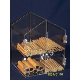 Plexi rolettitartó házikó