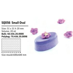 SQ056 Szilikon forma SMALL OVAL