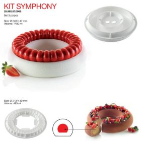 KIT SYMPHONY Szilikon tortamintázó szett