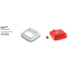 GEM600 Szilikon forma fehér 132x132x40mm