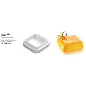 GEM1000 Szilikon forma fehér 160x160x50mm