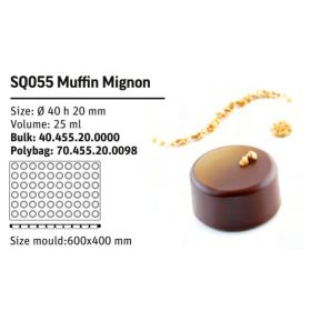 SQ055 Szilikon forma MUFFIN MIGNON