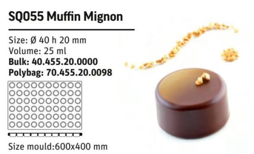 SQ055 Szilikon forma MUFFIN MIGNON