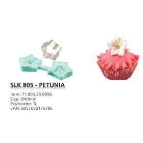 SLK805 Cukor és marcipán mintá forma PETUNIA