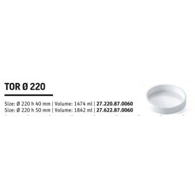 TOR220 H50/1 Szilikon forma fehér