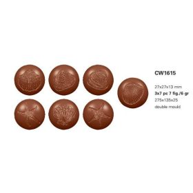 1615 Bonbon forma fosszíliák 6gr o27x13mm