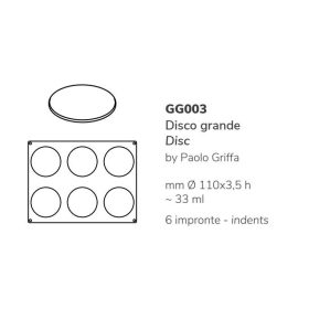 GG003 Szilikon forma gasztro DISC