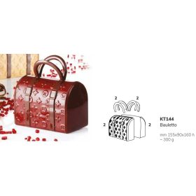 KT144 Csokoládé öntőforma BAULETTO 155x90x160mm