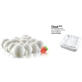 CLOUD1600 Szilikon forma 200x200x55mm 1650ml