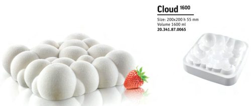 CLOUD1600 Szilikon forma 200x200x55mm 1650ml