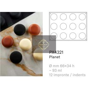 PX4321 Szilikon forma 66X34mm 12db/forma 93ml Planet