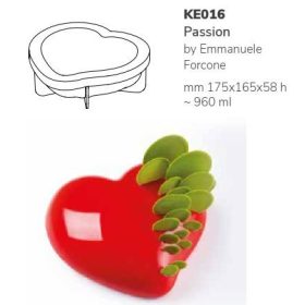 KE016 Pavocake tortaforma 175x165x58mm PASSION 960ml