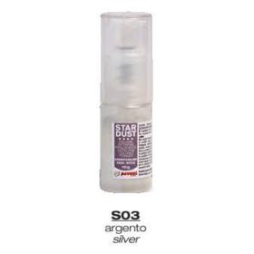 S03 Festékpor spray ezüst 10gr