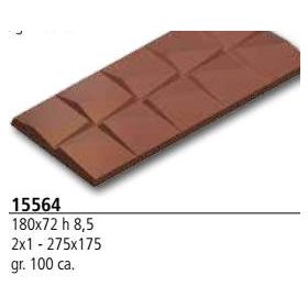Art. 15564  Bonbon forma 180x72x8,5mm 100gr.