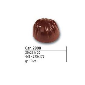 Car. 2908  Bonbon forma 29x26x20mm 10gr.