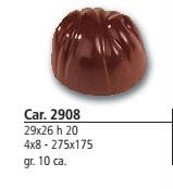 Car. 2908  Bonbon forma 29x26x20mm 10gr.