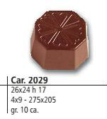 Car. 2029  Bonbon forma 2624x17x23mm 10gr.