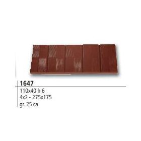 Art. 1647  Bonbon forma táblás 110x40x6mm 25gr.