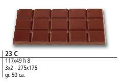 Art. 23 C  Bonbon forma 117x49x8mm 50gr.