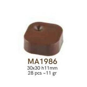 MA1986 Bonbon forma 30x30x11mm 11gr.