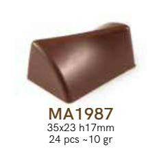 MA1987 Bonbon forma 35x23x17mm 10gr. 24db