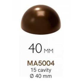 MA5001 Bonbon forma félgömb 50mm 15gr. 8db