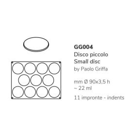GG004 Szilikon forma gasztro SMALL DISC