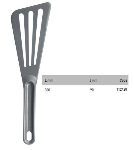 112420 Spatula forgató 300x90mm műa. szürke